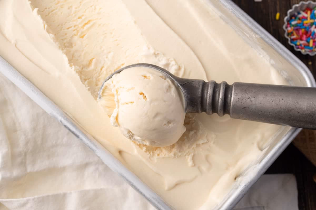 What is 2 ingredient ice cream?