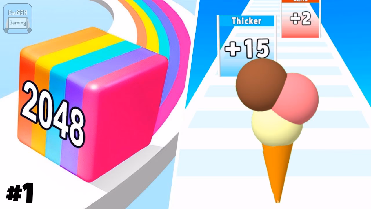 How do you get ice cream flavor in 2048 game?