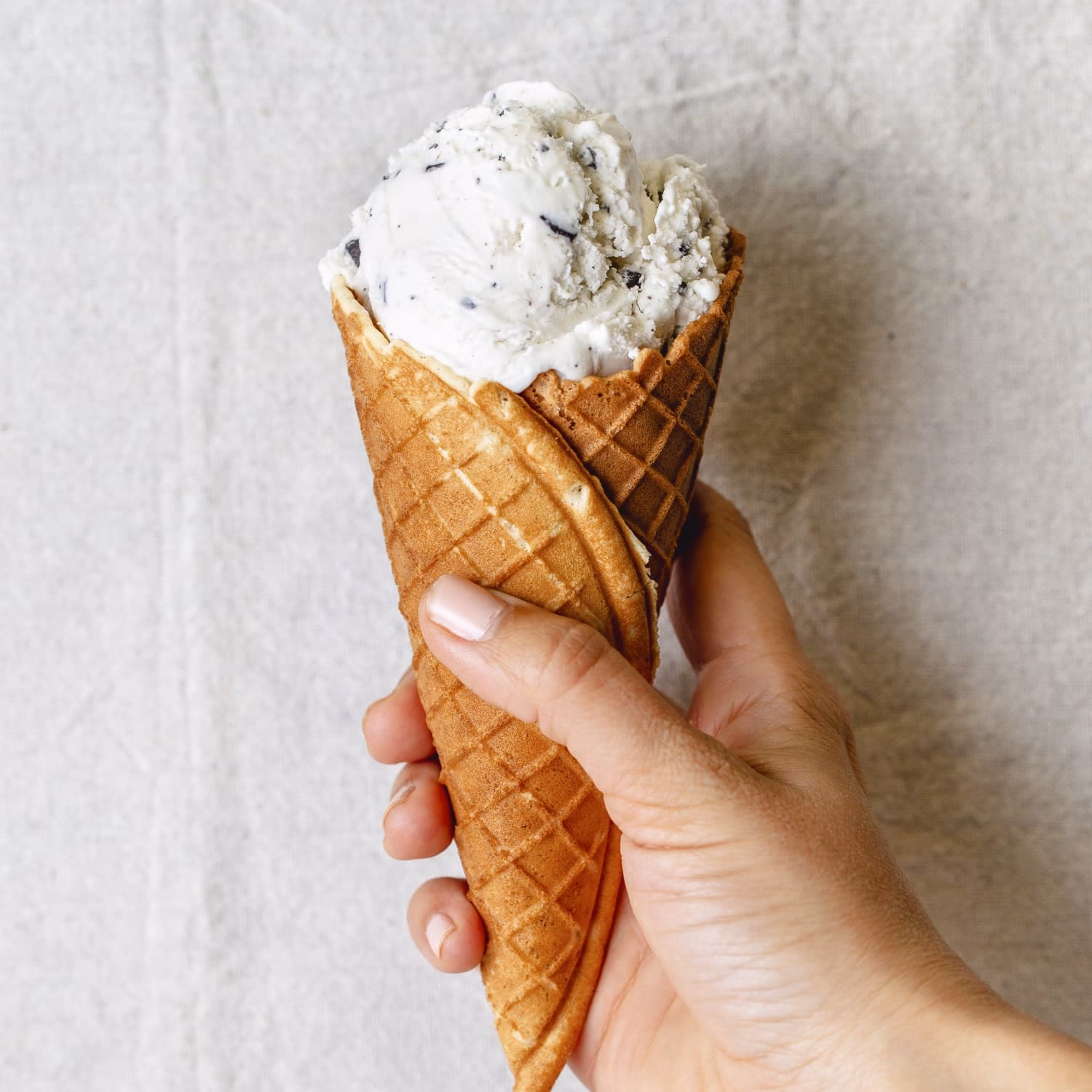Why do ice cream cones have a conical shape?