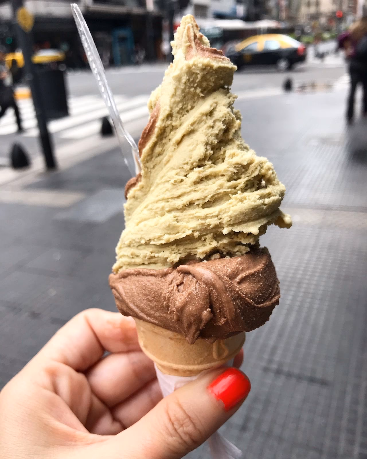 Which ice cream flavor is most popular in Argentina?