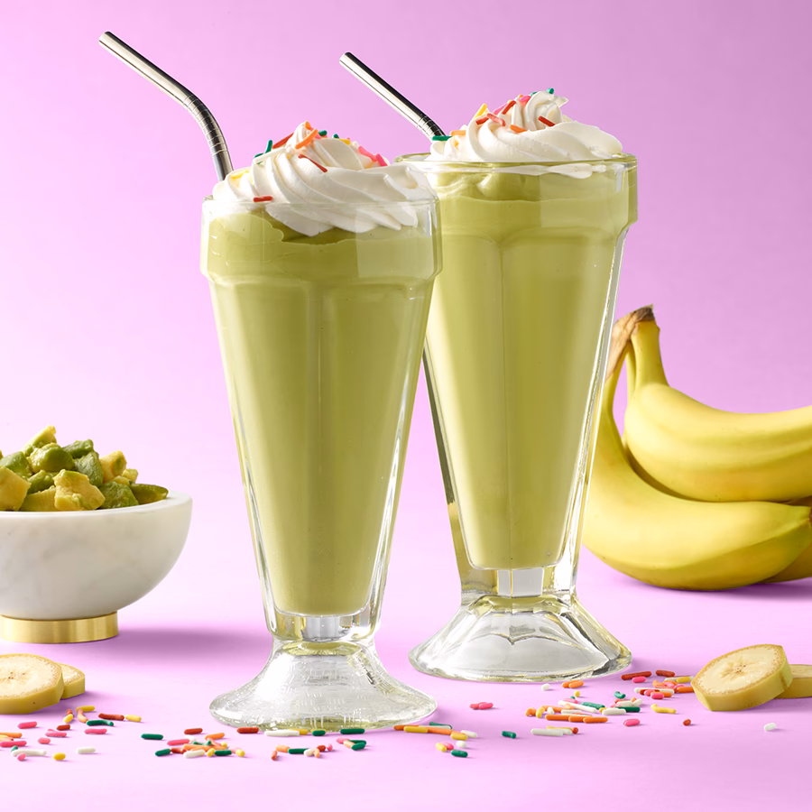 Does avocado ice cream overpower a milkshake?