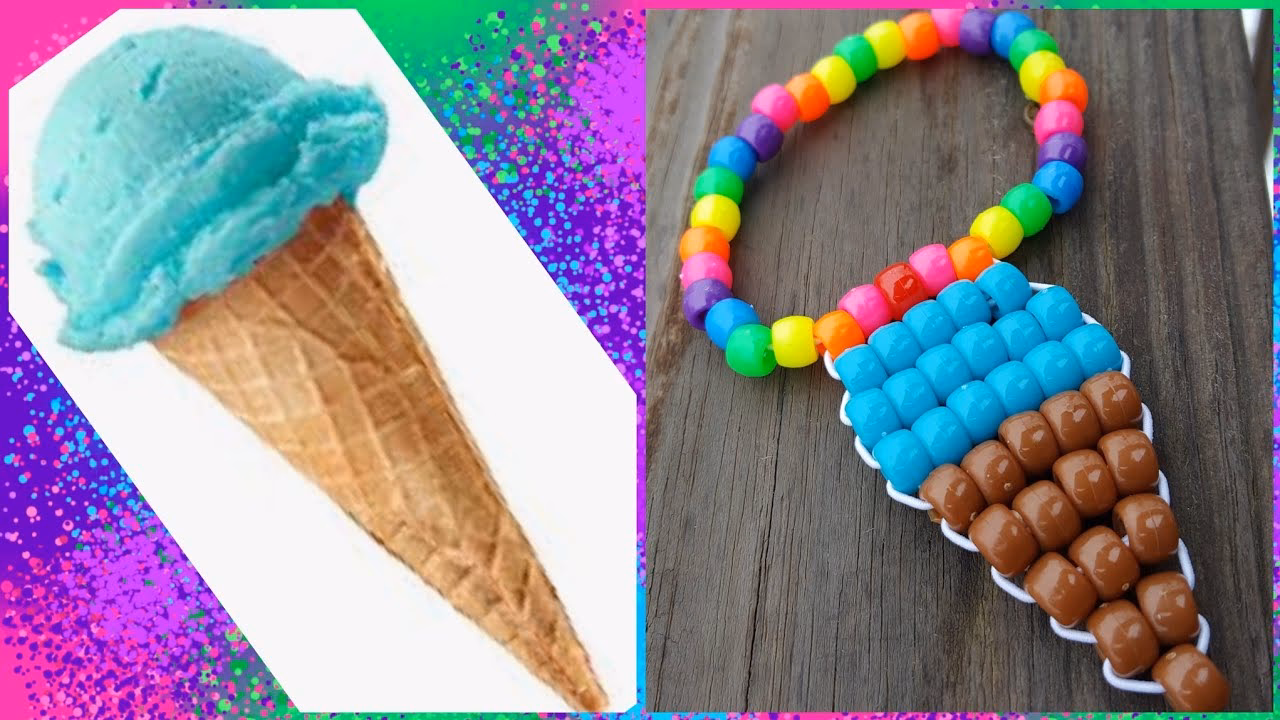 How to use Perler ice cream beads?