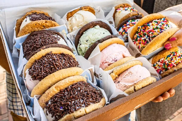 Where can I find vegan ice cream sandwiches?