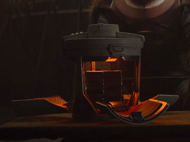 Did Dyn receive a brick of beskar?