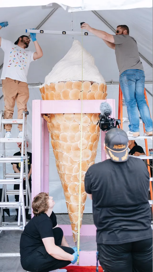 What is the world's tallest ice cream cone?