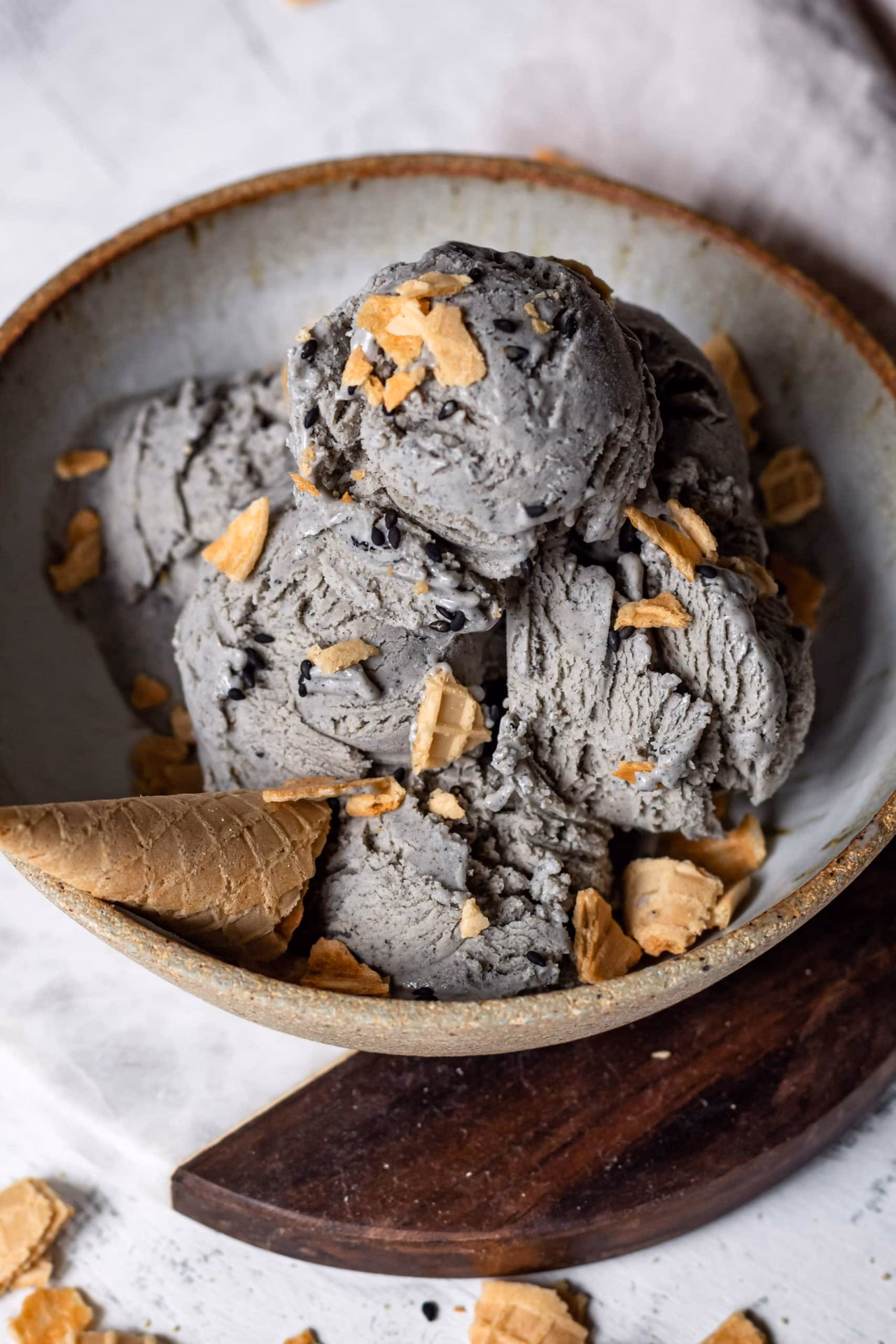 Why is black sesame ice cream so addictive?