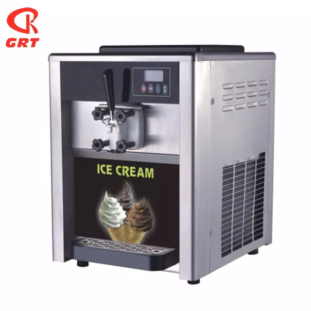 How to make ice cream in a refrigerating machine?