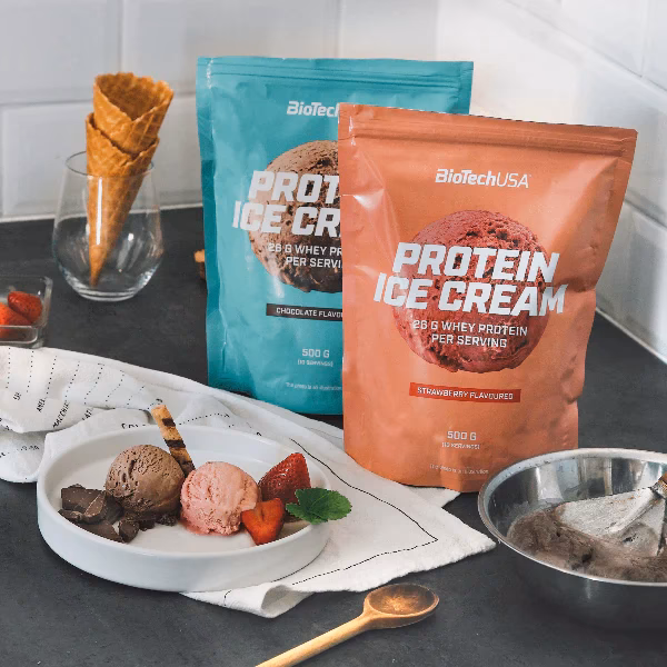 How much protein is in protein ice cream?