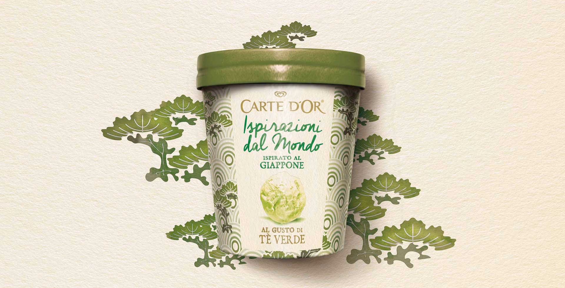 What are the ice cream flavours in Carte D'or?