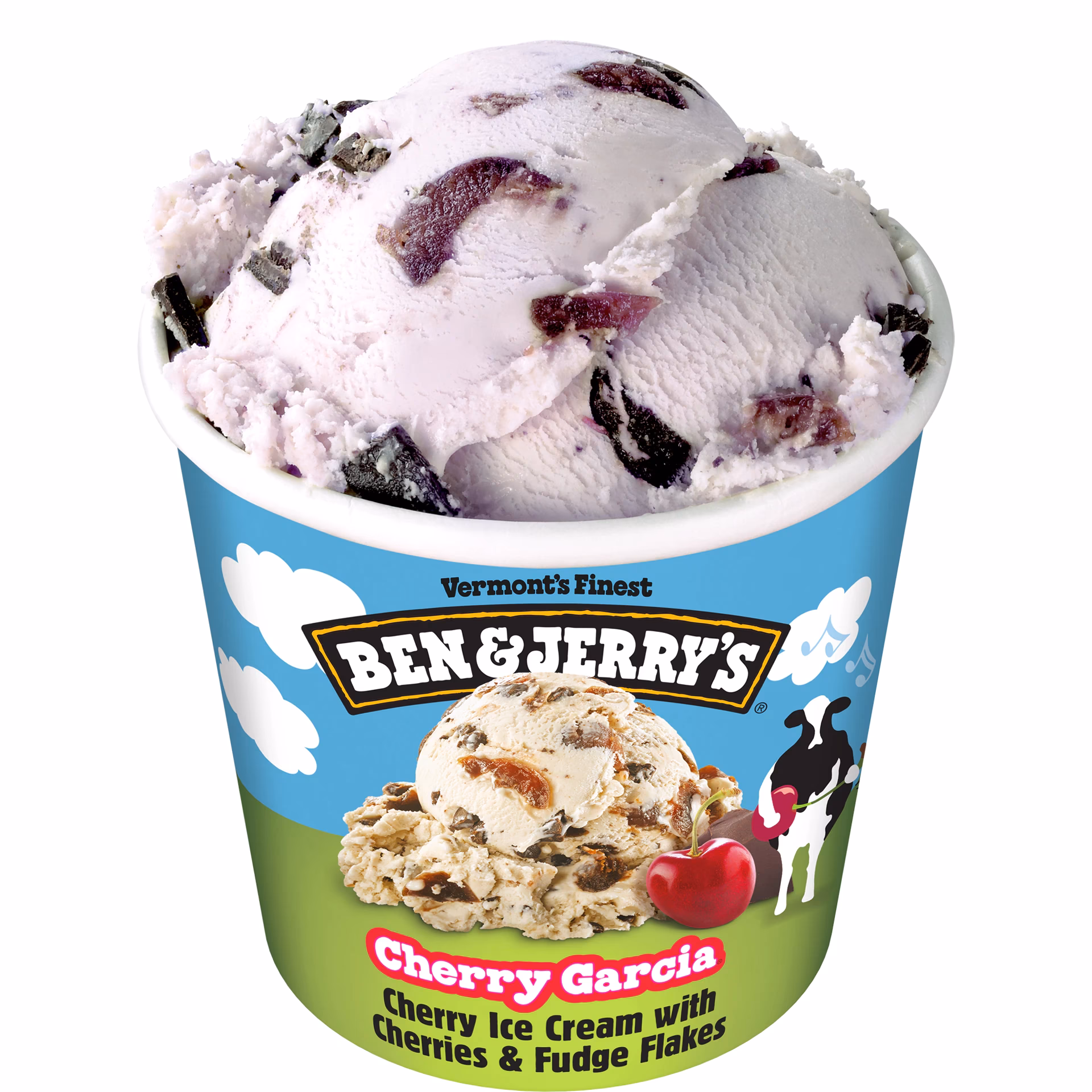 Does Cherry Garcia ice cream have a vanilla base?
