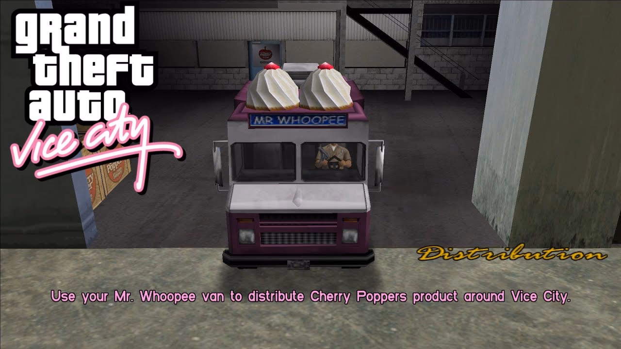 Does Cherry Popper sell ice cream in Grand Theft Auto Vice City?