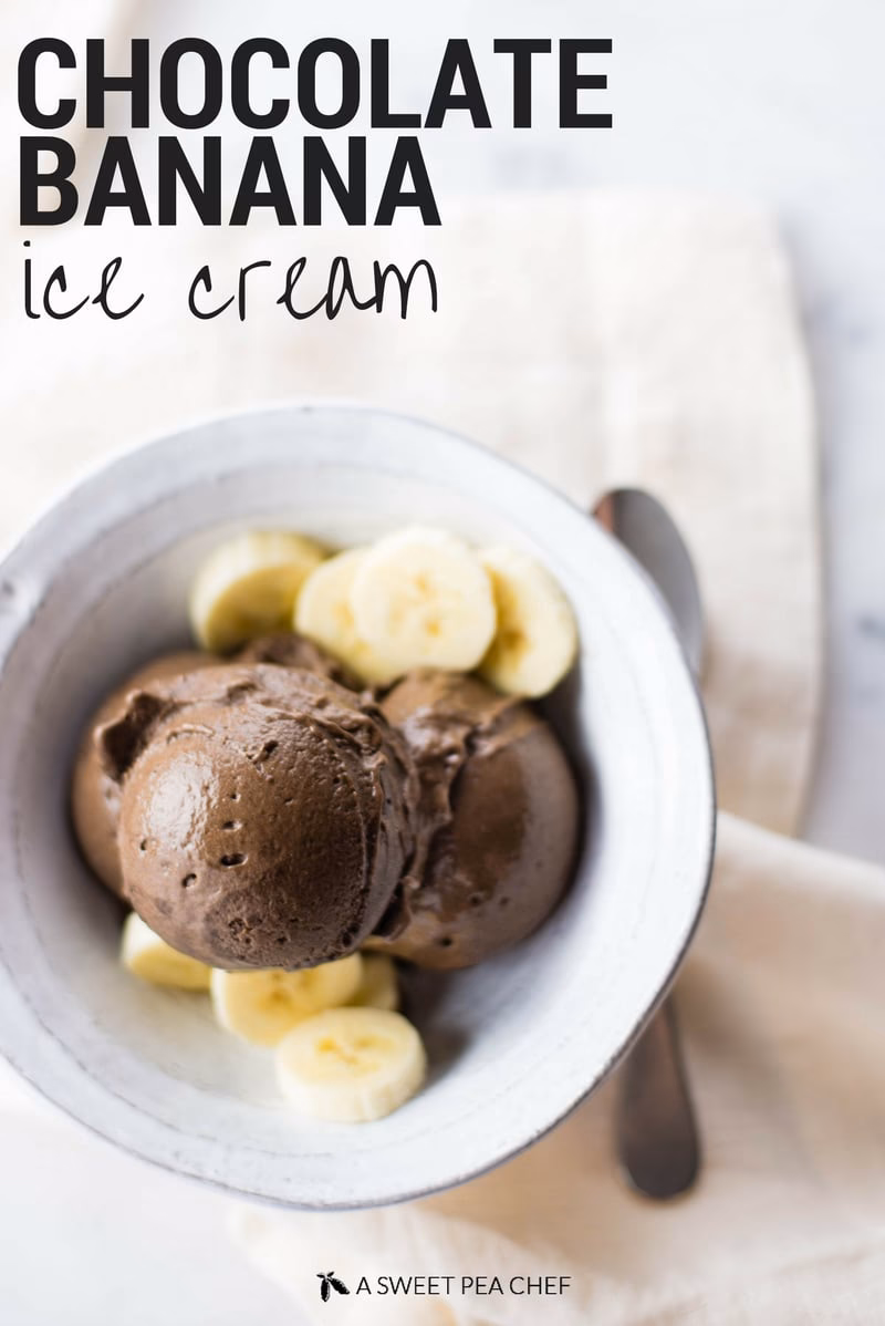 How do you make banana ice cream without sugar?