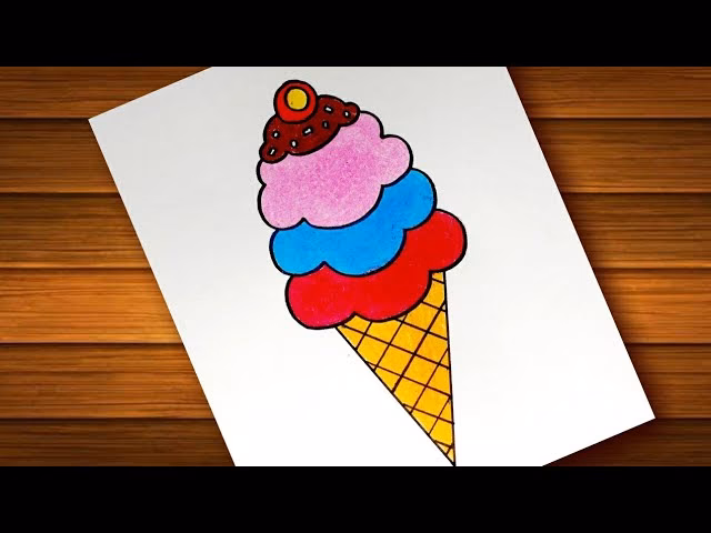What color is ice cream?