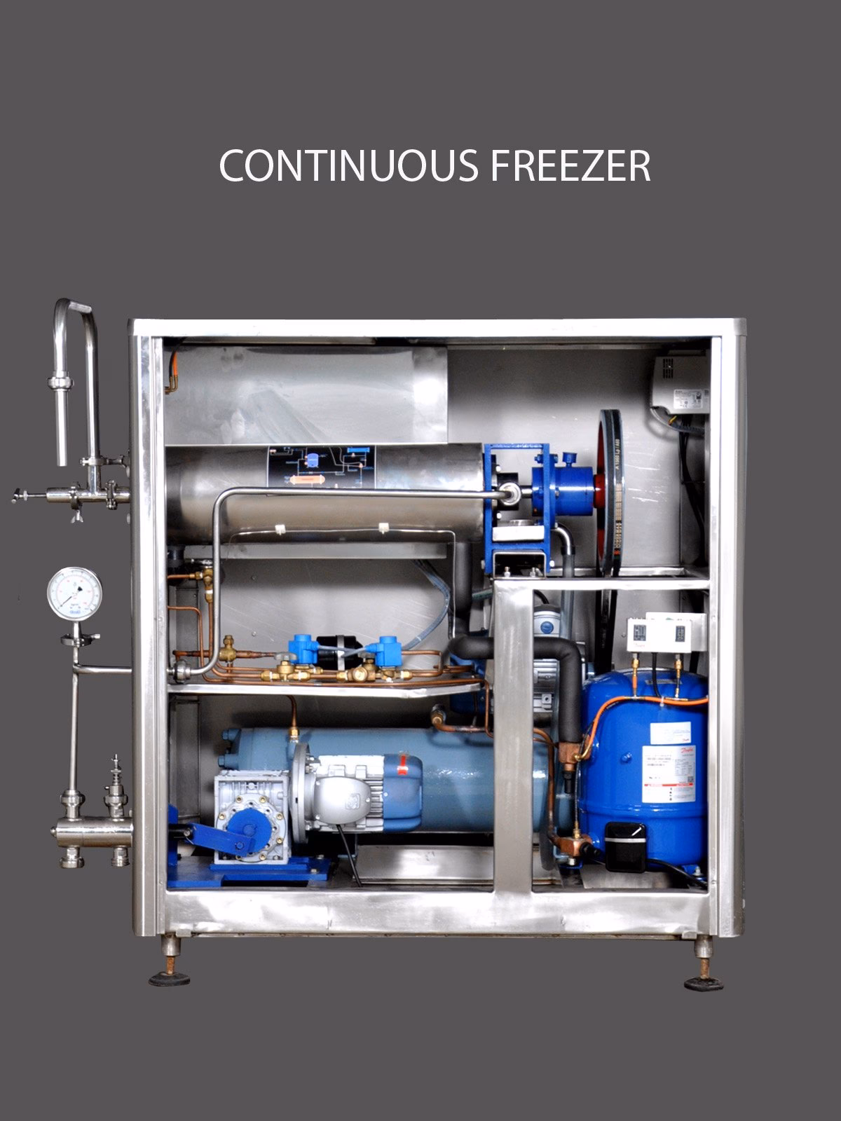 What is a GIF 700/1500 ice cream freezer?