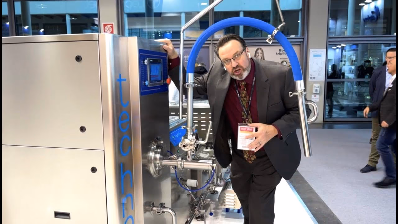 What is a Technogel continuous freezer?