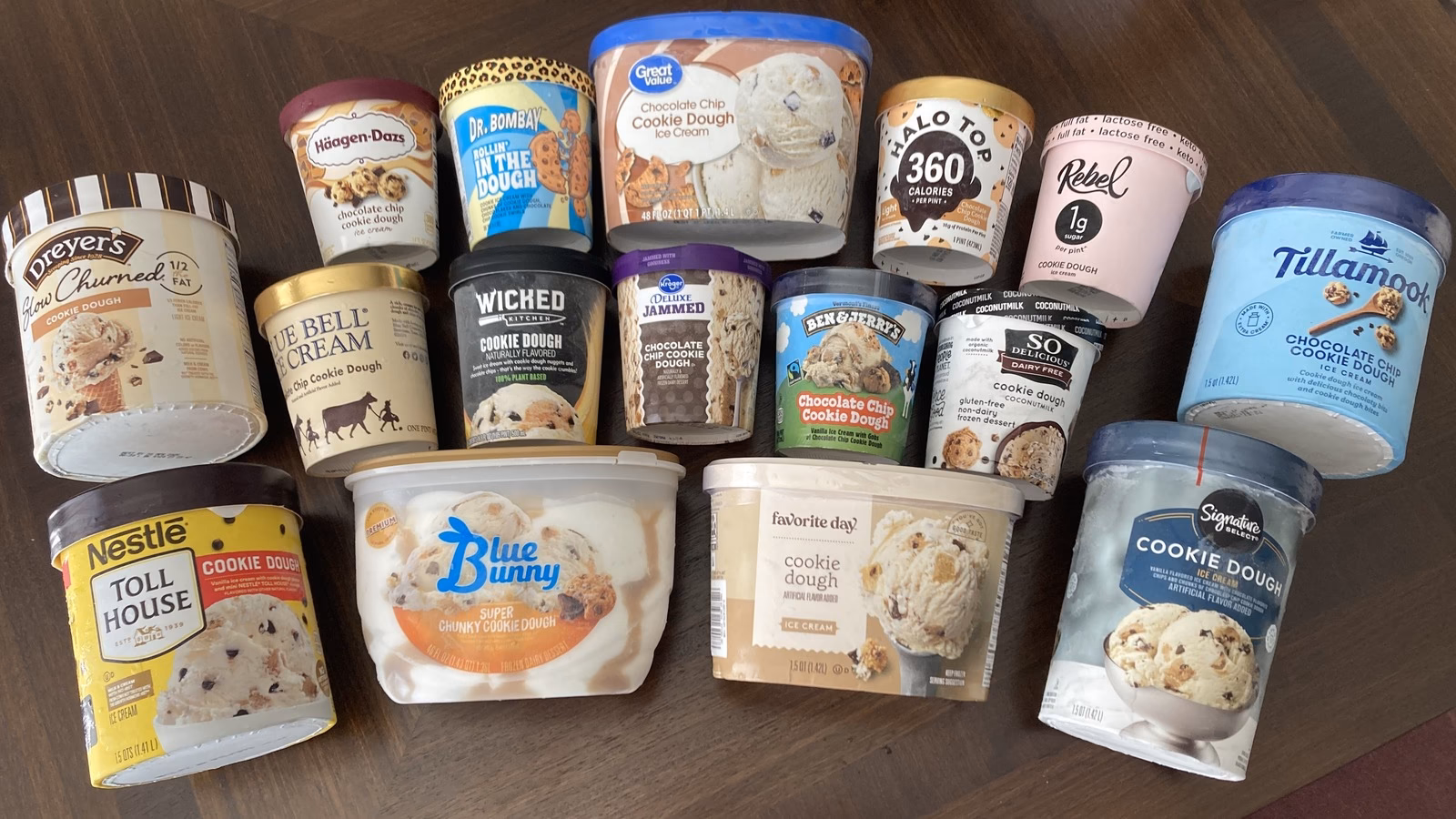 Which ice cream is best for cookie dough?