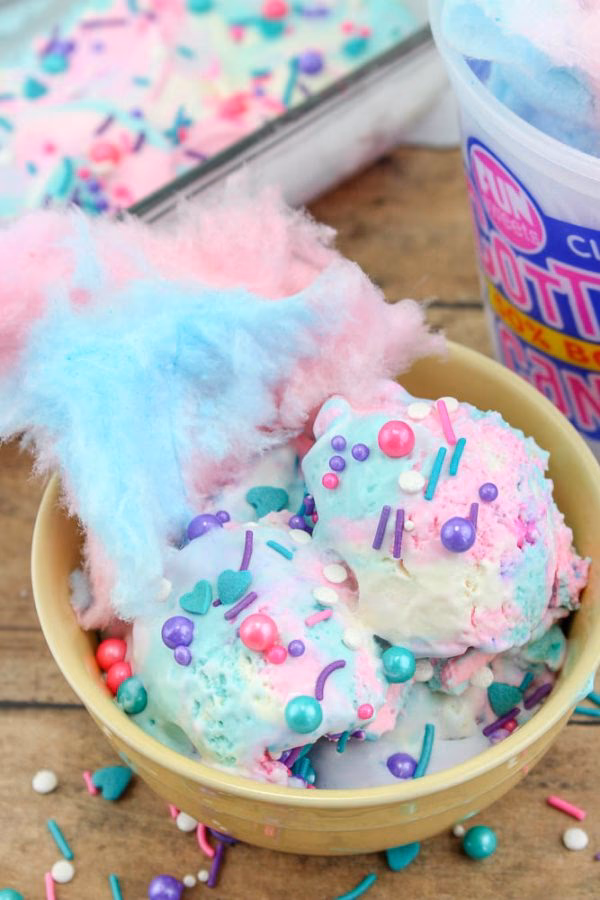 What kind of ice cream do you use to make cotton candy?