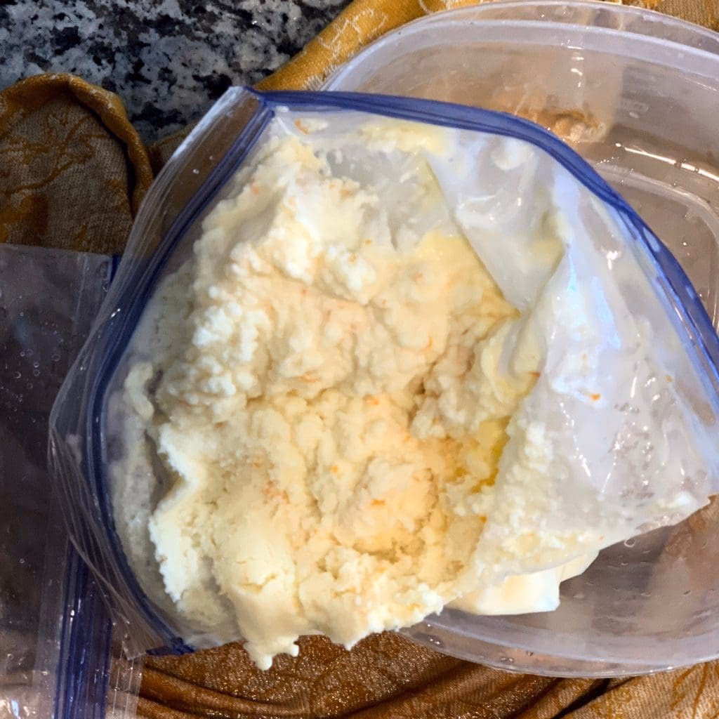 Can ice cream crystals grow in a freezer?