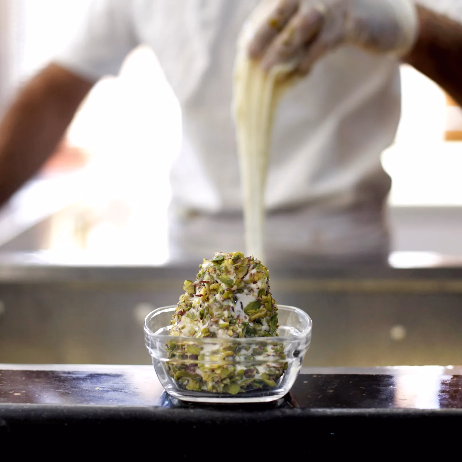 Which countries eat ice cream in the Middle East?