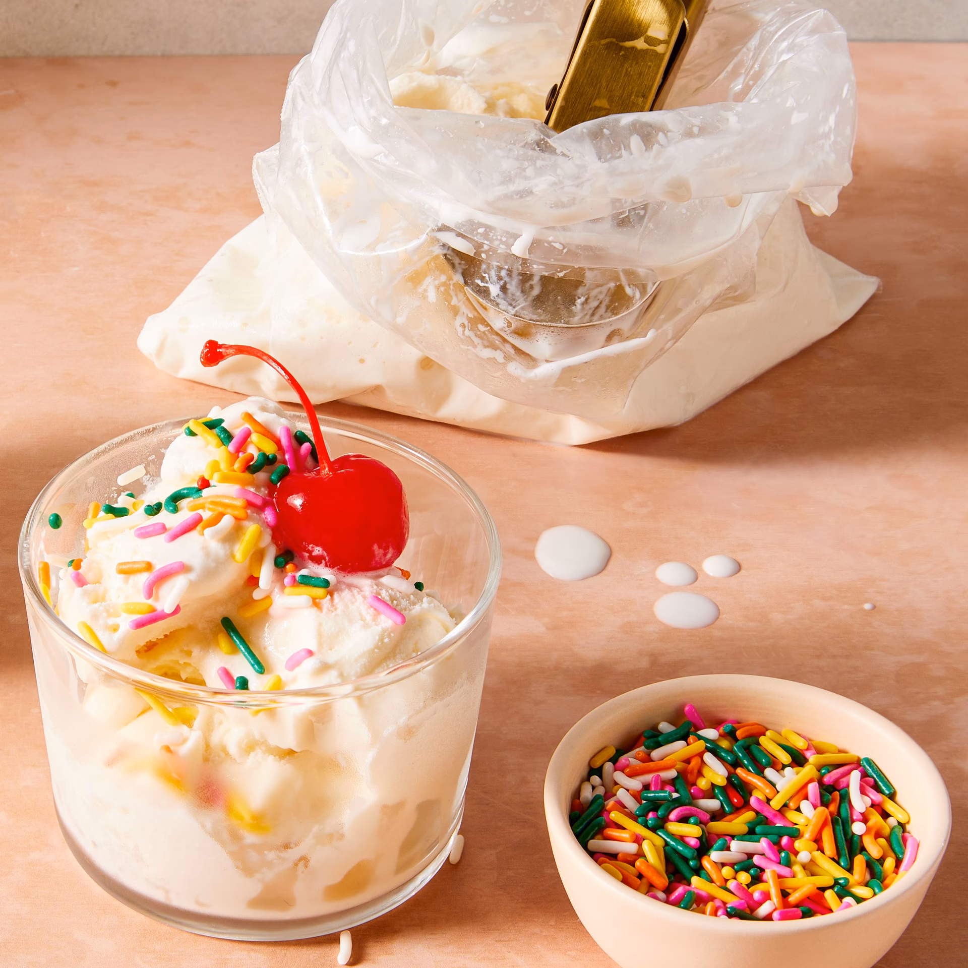 What is ice cream in a bag?