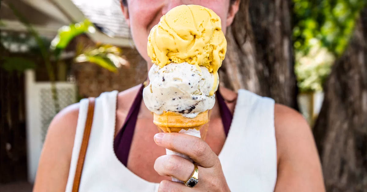 Can ice cream cause bloating?