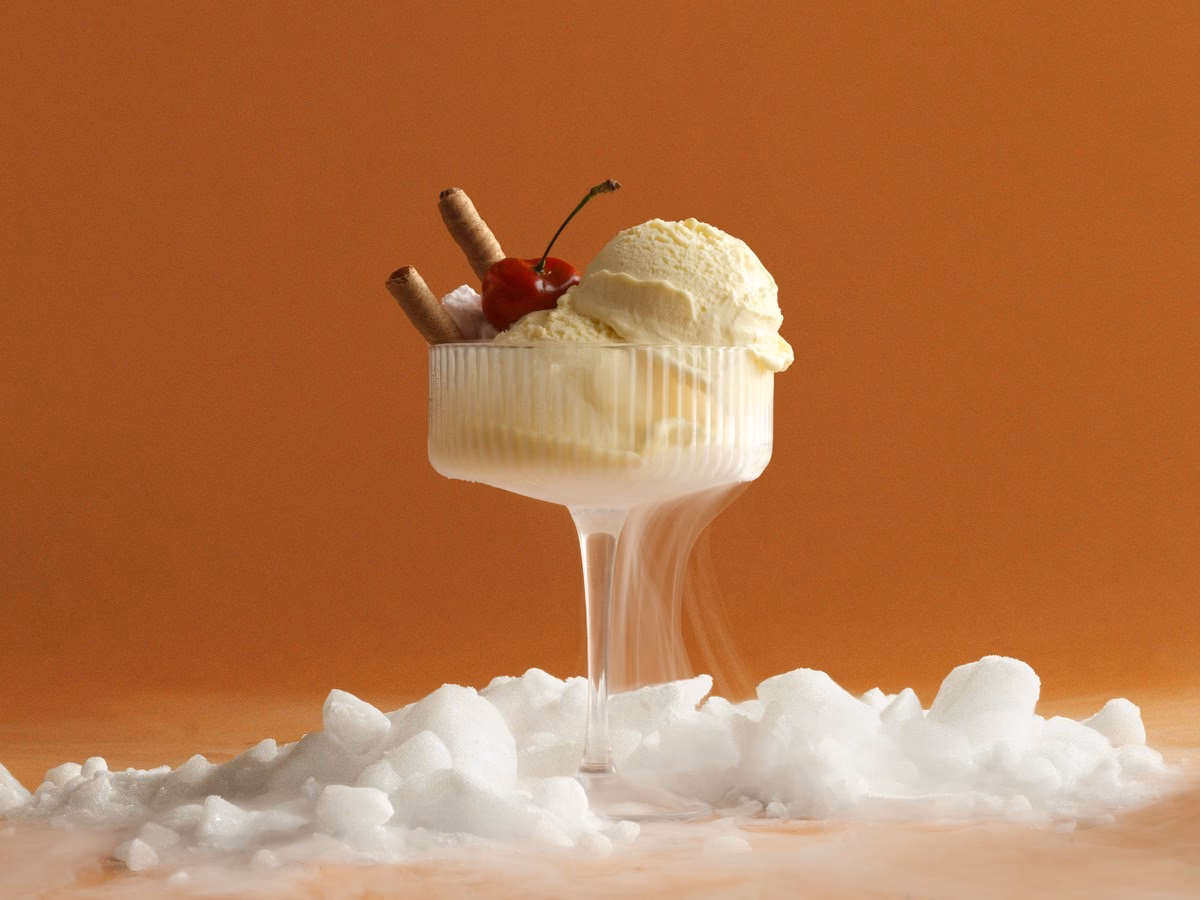 What is dry ice ice cream?