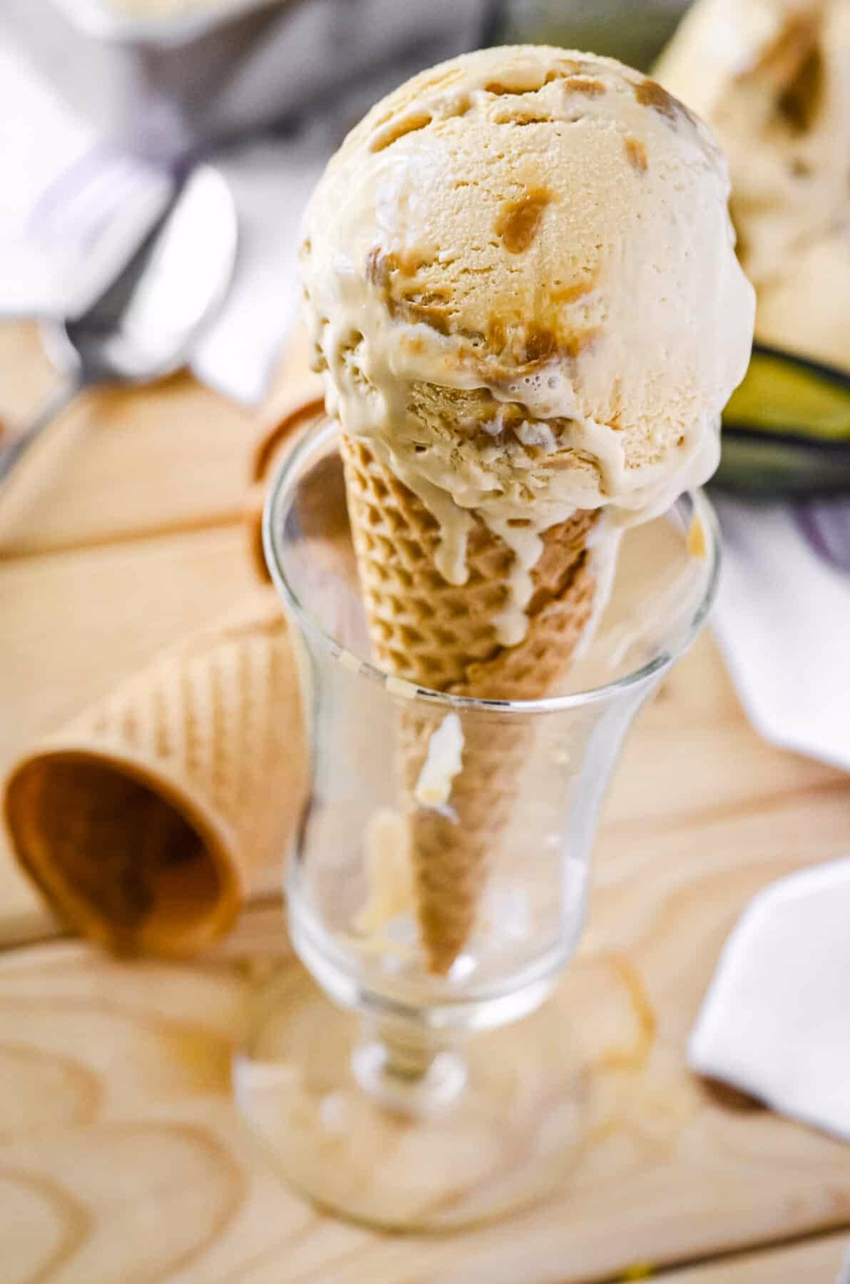 What is dulce de leche ice cream?