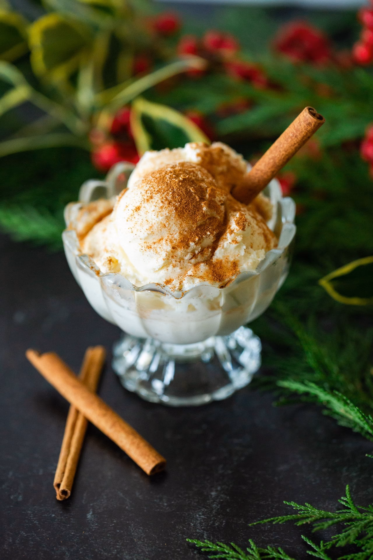 Can you freeze eggnog ice cream?