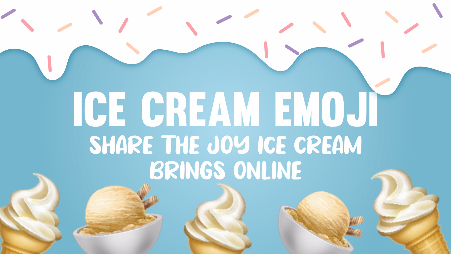 Can ice cream emoji change text messages?
