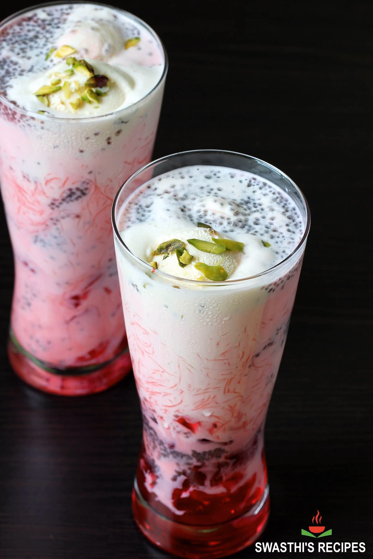 What is falooda ice cream?