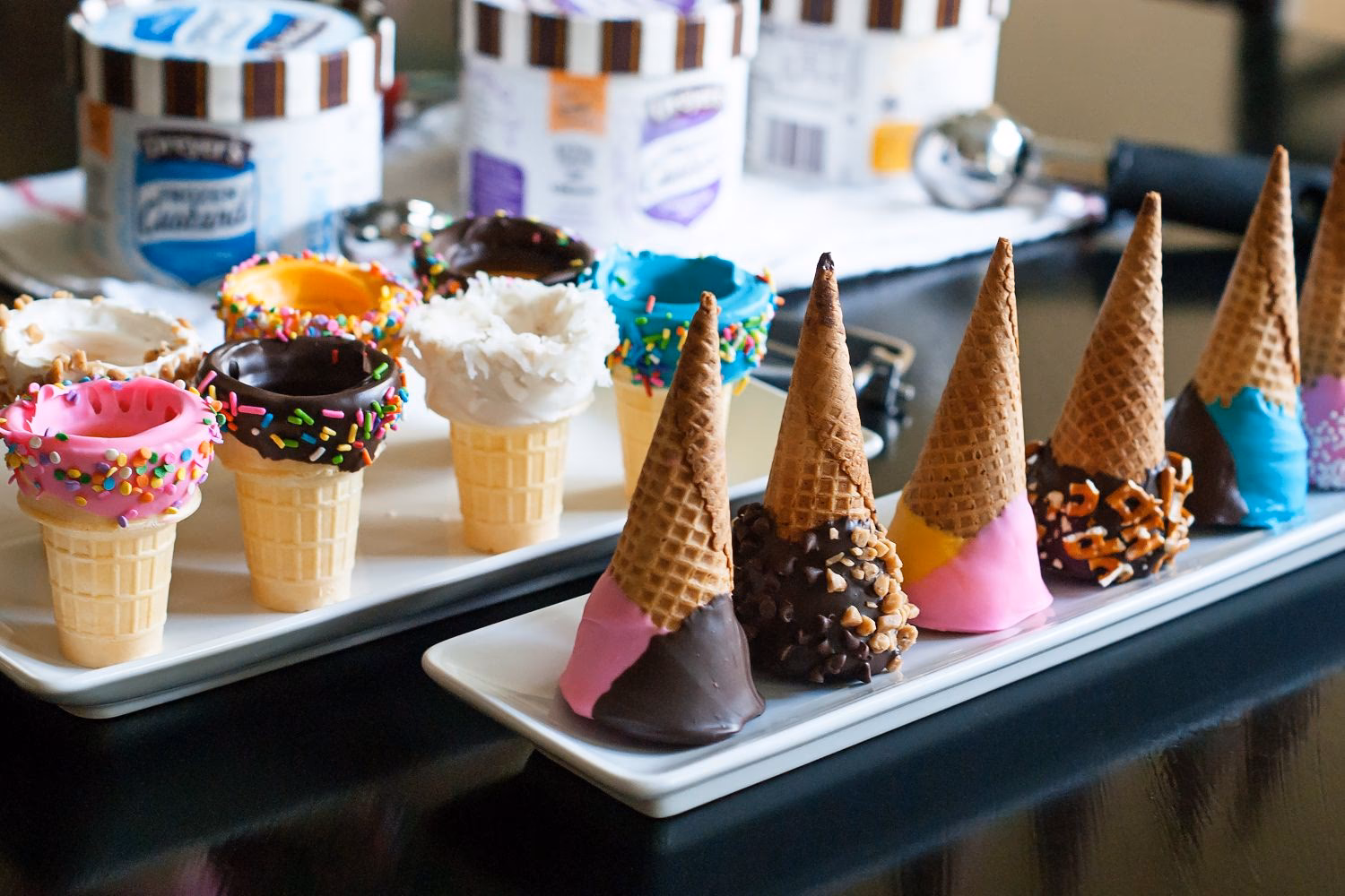 How do you make homemade ice cream cones?