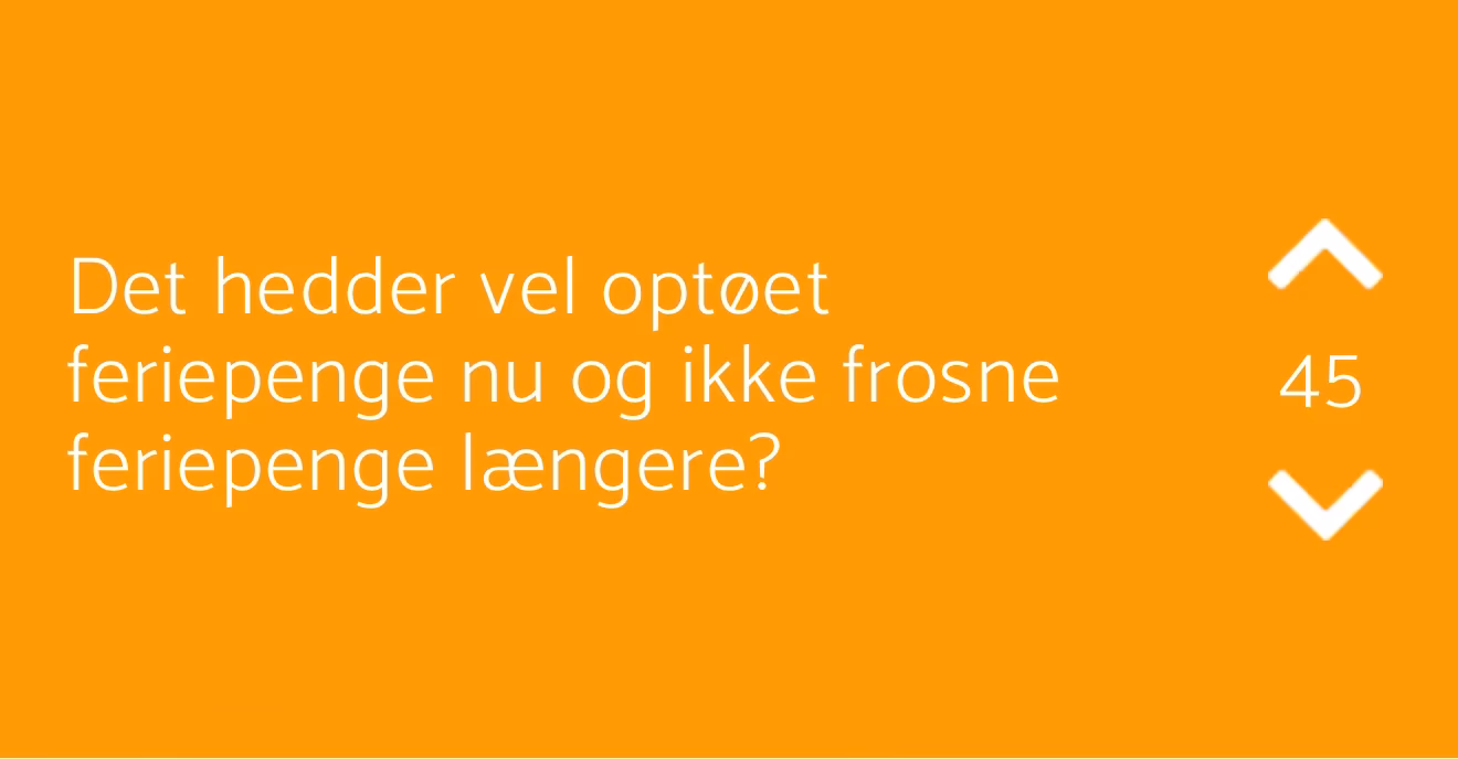 Kan du udbetale feriepenge op til 750 kr.?