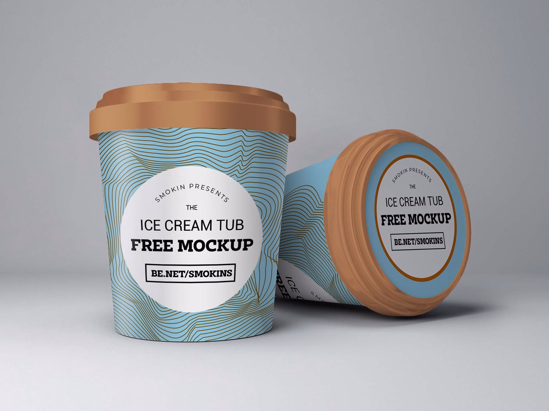 What ice cream flavors can you make with a PSD mockup?