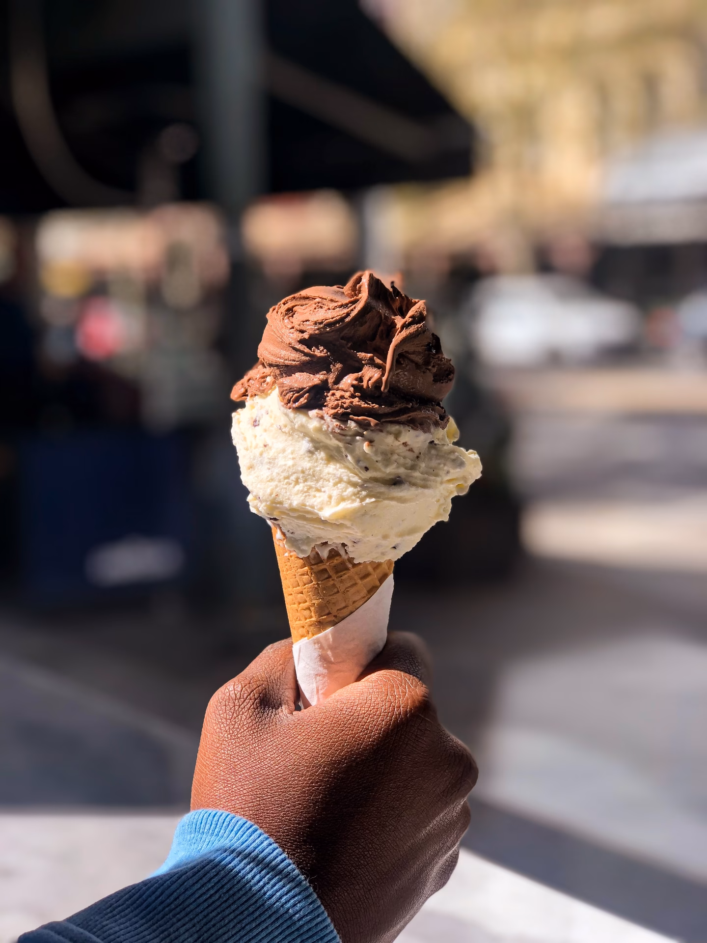 How do you make meringue Kiss ice cream?