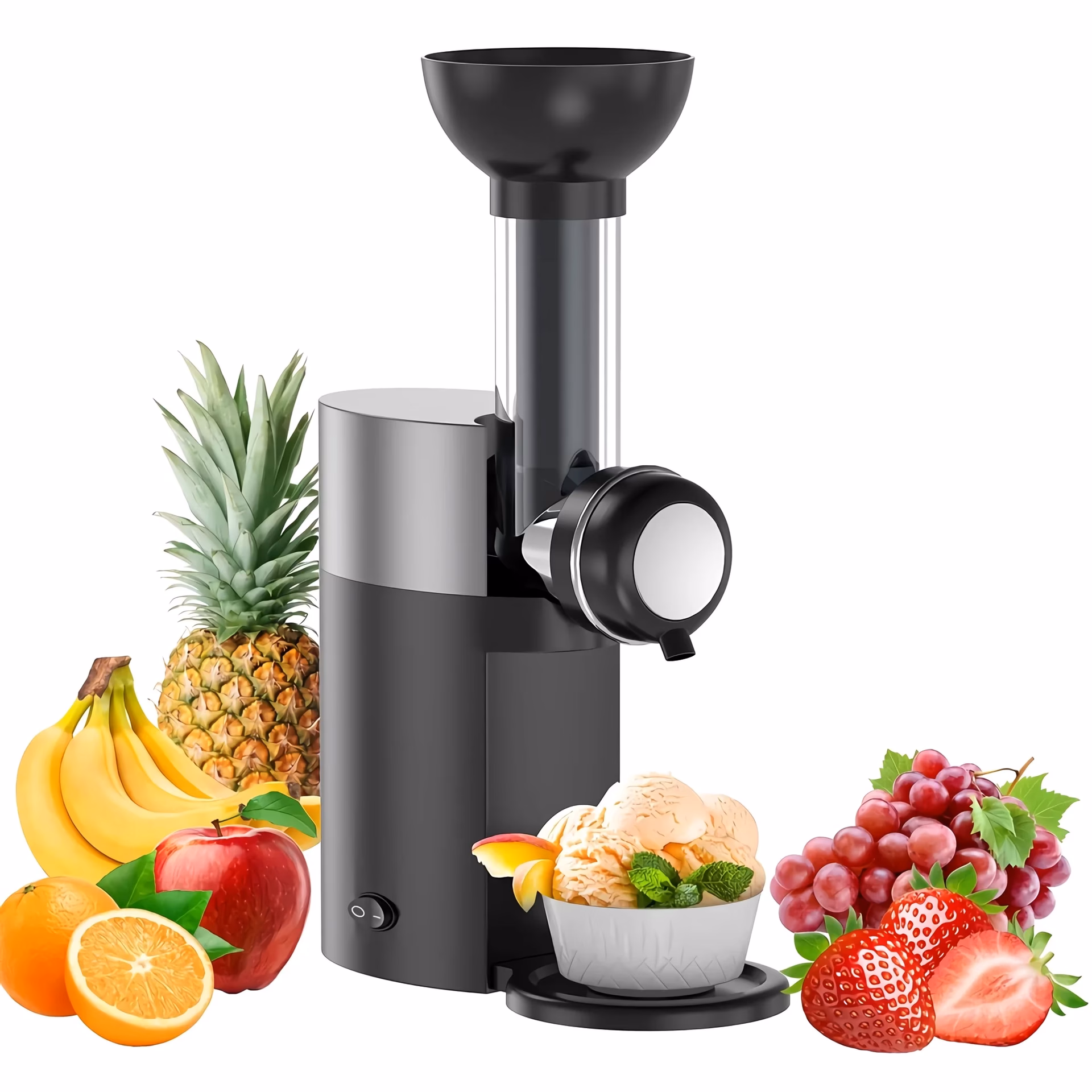 How long does a Cuisinart fresh fruit & ice cream maker take?