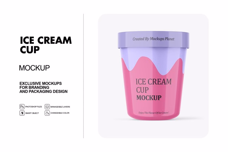 What are ice cream glass cups made of?