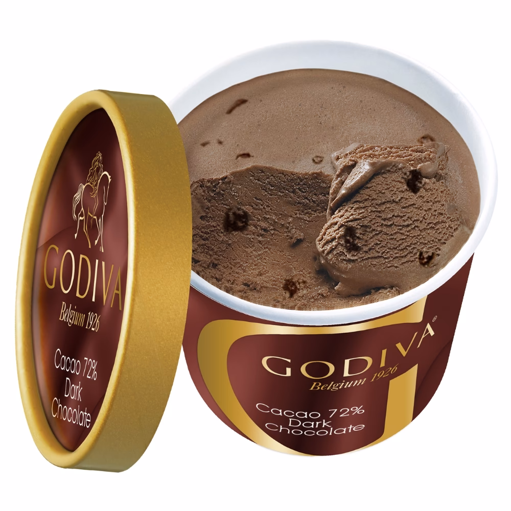 Does Godiva ice cream have pistachio ganache?
