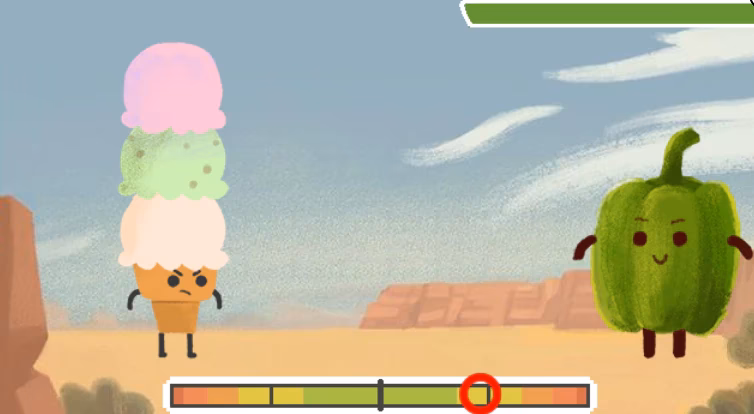 What is Google Doodle ice cream game?