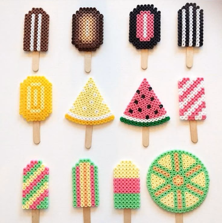 What are Hama beads made of?