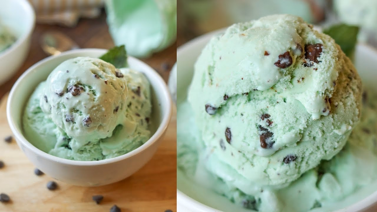 How do you make mint ice cream?