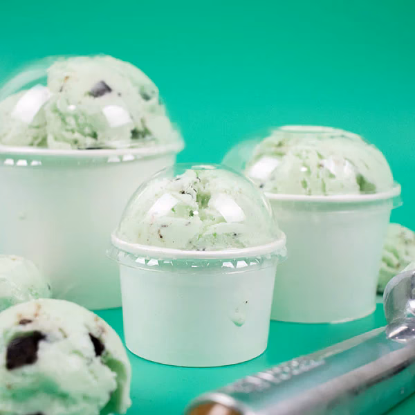 How many gallons of ice cream for 50 people?