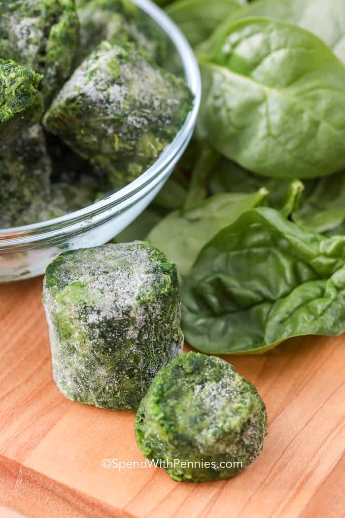 How many ounces of Frozen Spinach in a pound?