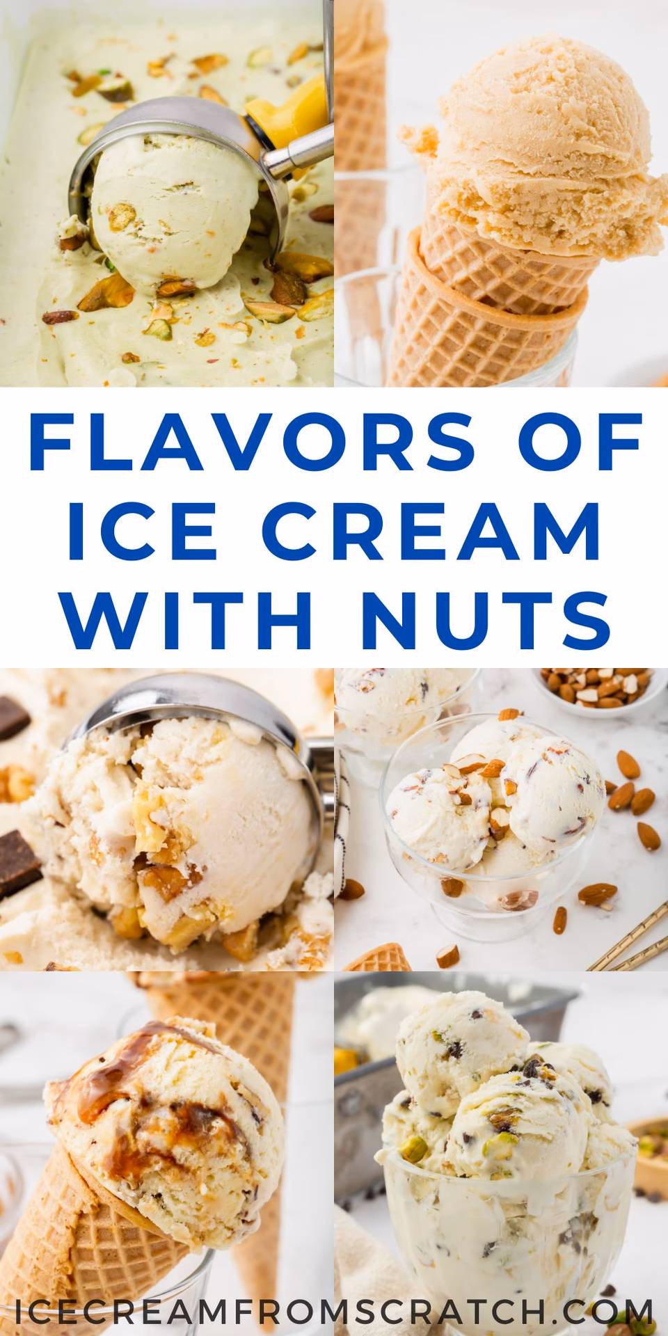 Can you use nuts in ice cream?