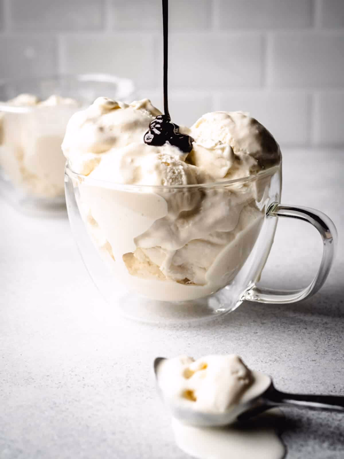 How do you make condensed milk vanilla ice cream?