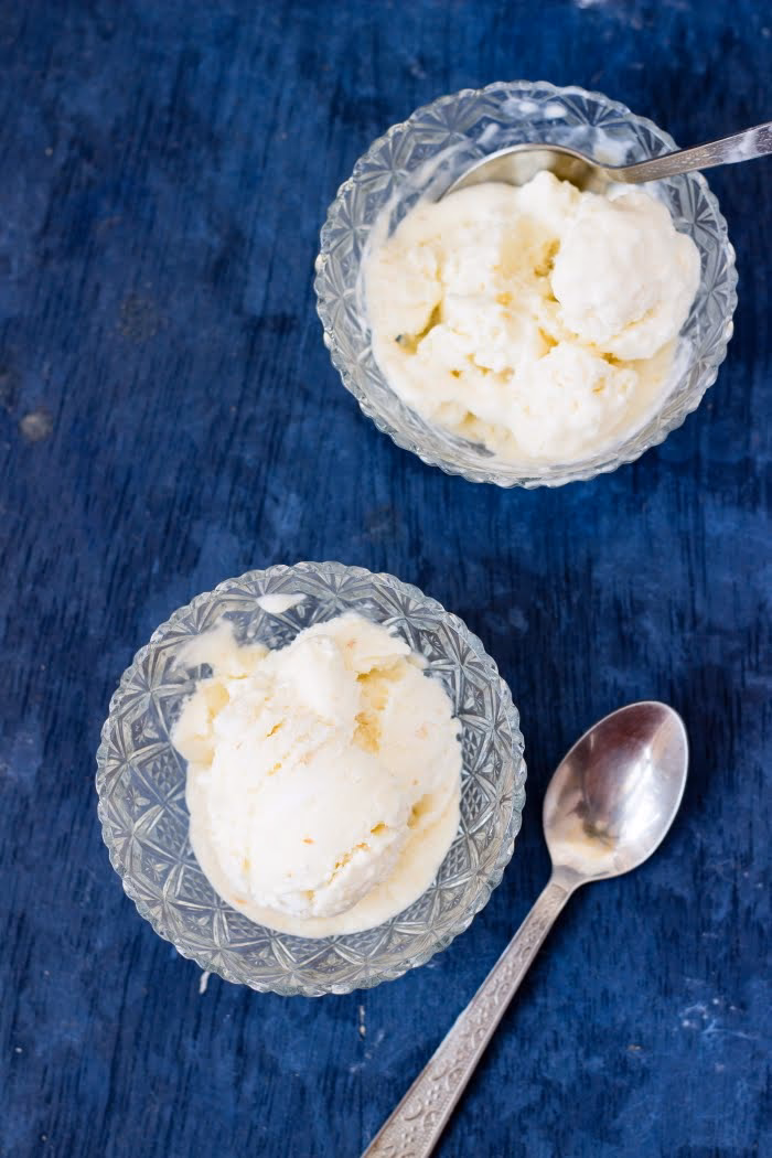 What is homemade natural ice cream?