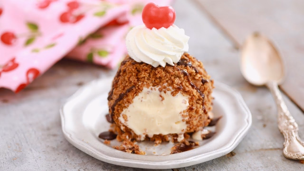 Can you make fried ice cream without frying?