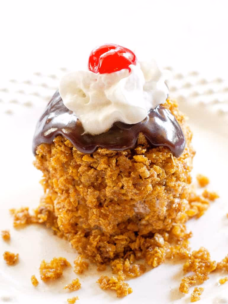 What is fried ice cream?