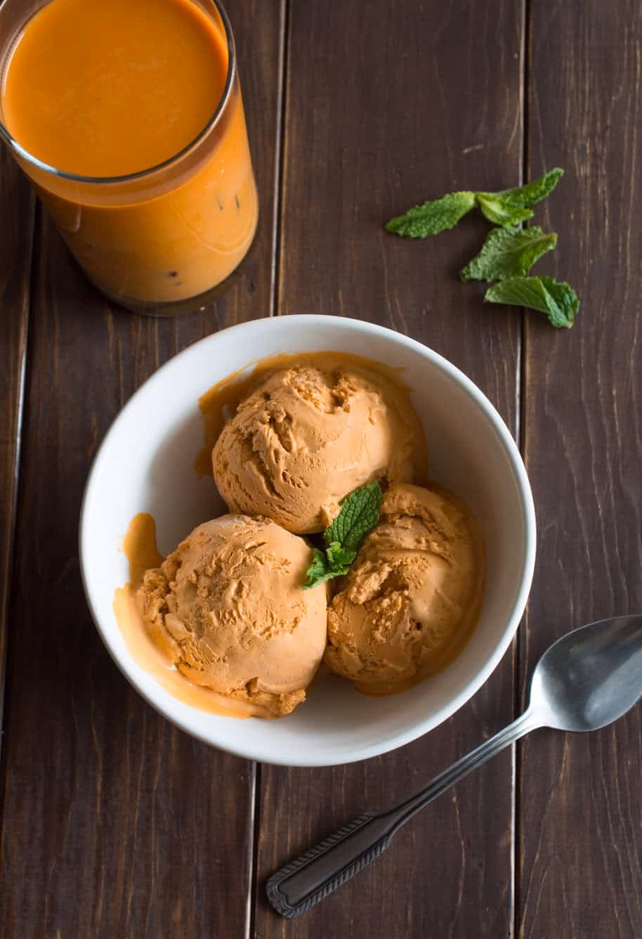Does Thai iced tea ice cream require a machine?