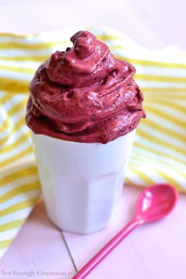 Can you make ice cream with frozen berries?