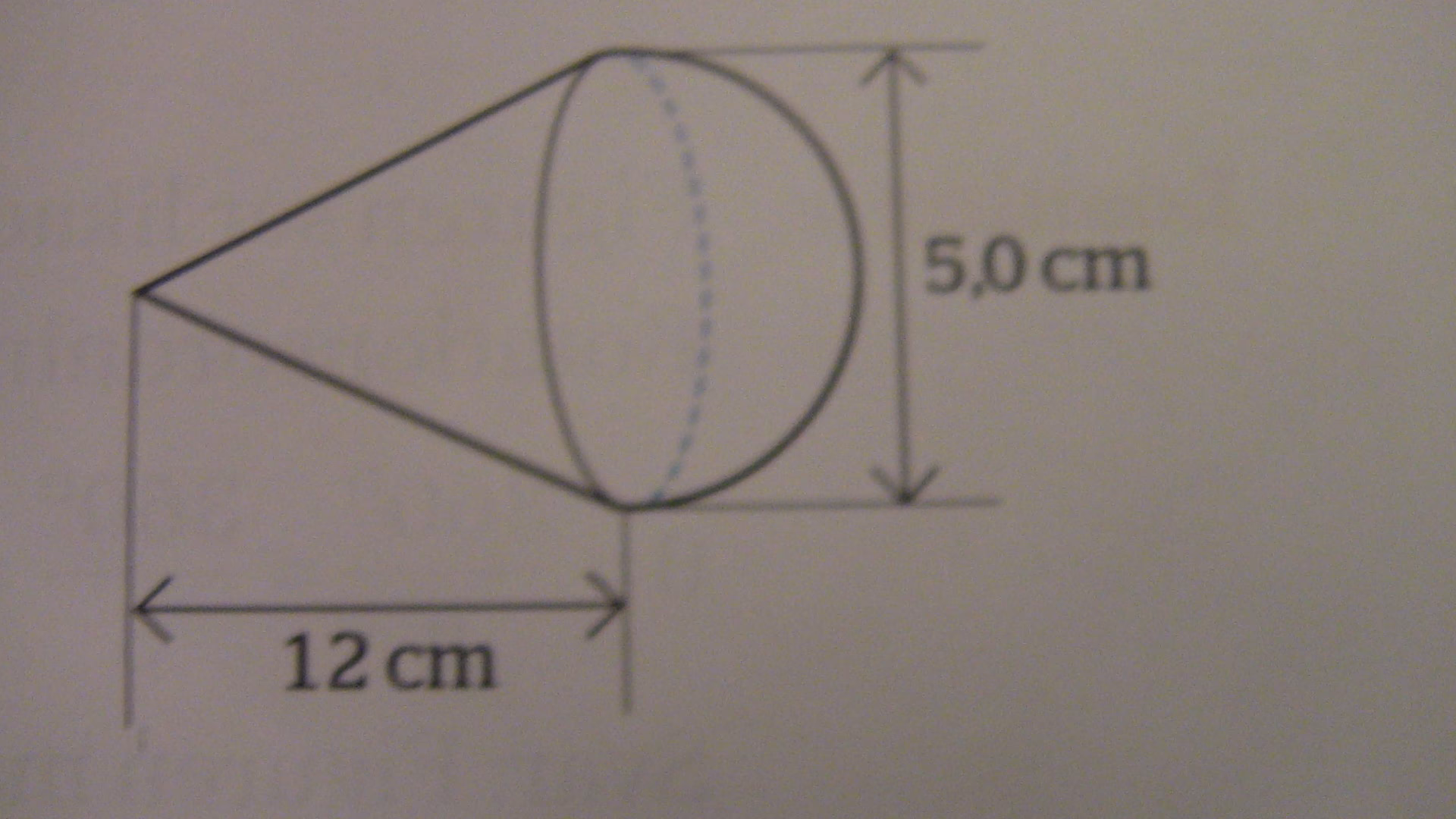 What is the volumetric mass density of ice cream?